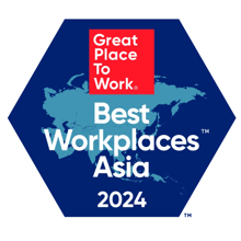Best Workplaces in Asia Award badge  Best Workplaces in Asia Award badge