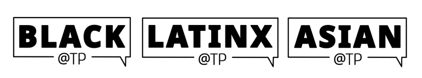 Pride logo for the Black, Latino and Asian employees movement at TP Pride logo for the Black, Latino and Asian employees movement at TP